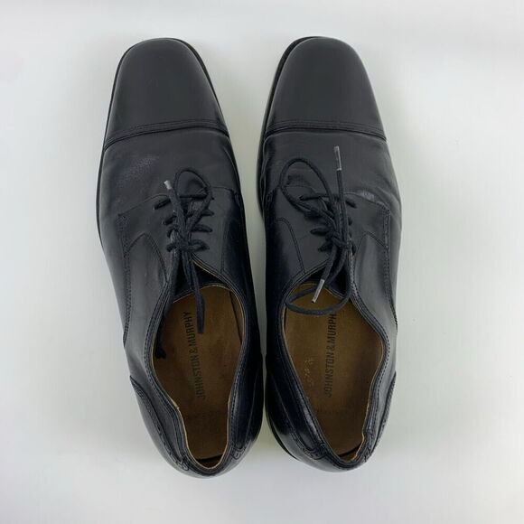 BOGO Johnston Murphy Knowland Cap Toe Oxford Black Leather Lace Up Shoe Men 11.5 main image 10